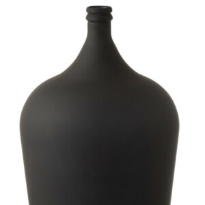 Vase carafe noir mat 15975